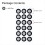 100Pcs 3D Scanner Markers 12mm for 3D Scanner, 3D Tracking Dots Reference Point Markers, Diffuse Reflection Markers 3