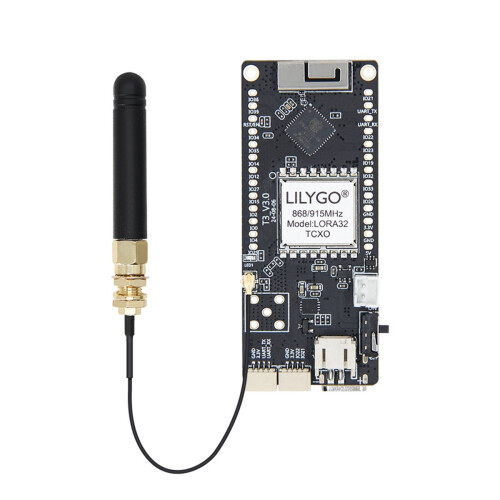 Placa de desenvolvimento T3 V3.0 ESP32 WiFi e Bluetooth com módulo LoRa SX1276, tela OLED de 0,96 polegadas, suporte para cartão TF e 868 Hz.