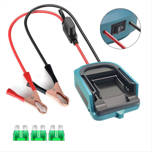 18V litiumjonbatteri biladapter för startkablar bilstartkablar 1