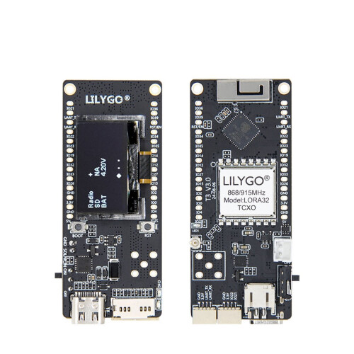 Placa de desenvolvimento T3 V3.0 ESP32 WiFi e Bluetooth com módulo LoRa SX1276, tela OLED de 0,96 polegadas, suporte para cartão TF e 868 Hz. 1