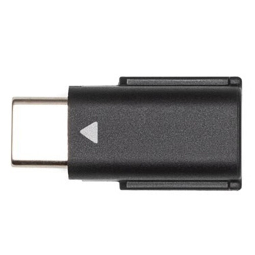 Adaptador de microfone para celular com conector USB-C para interface de dispositivos móveis. 2