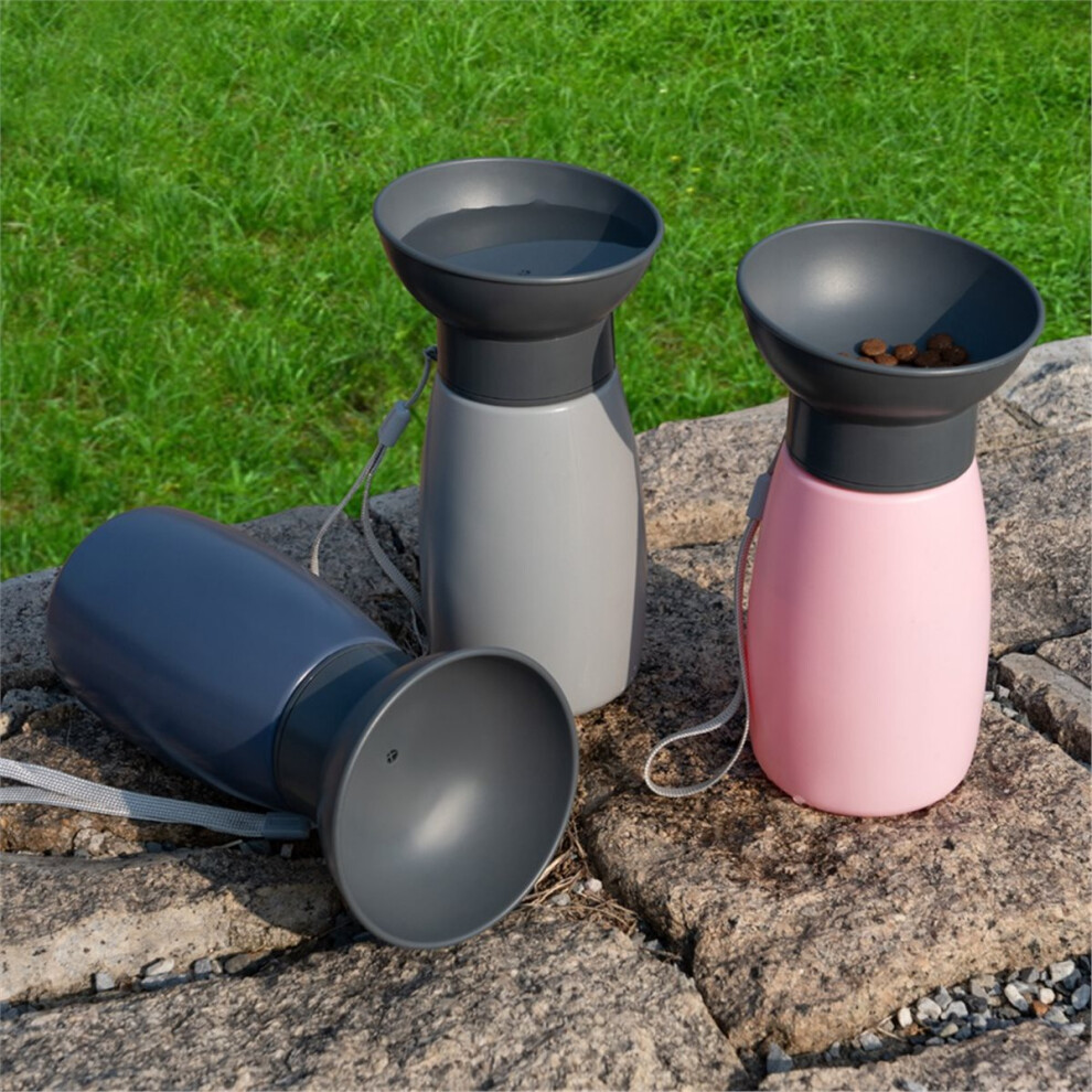 Gourde Isotherme Pour Chien 600ml - Idéale Pour Promenades, Randonnées Et Voyages