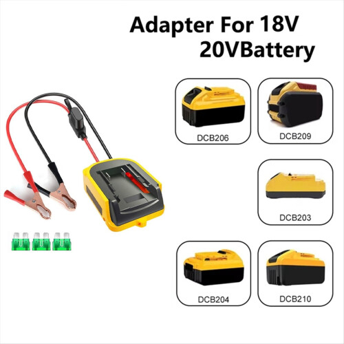 20V litiumjonbatteri biladapter för startkablar bilstartkablar 2