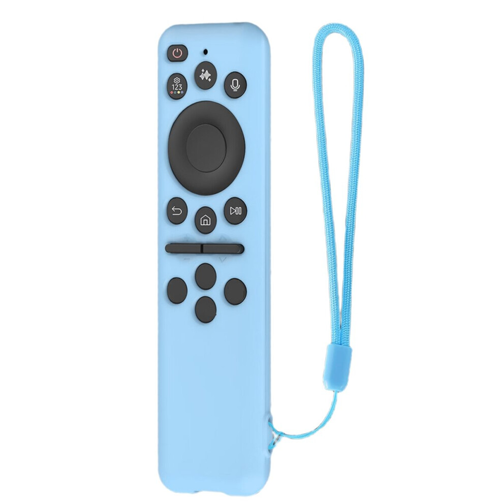 Antidust Silicone Remote Cover Full Body Protections Nonslip Textures Shock Absorbing For Bn5901432a/Bn5901480l Blue 4852687938628