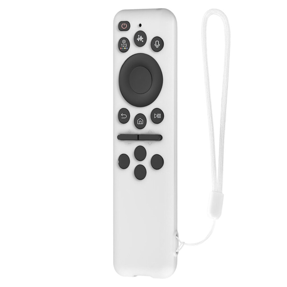 Antidust Silicone Remote Cover Full Body Protections Nonslip Textures Shock Absorbing For Bn5901432a/Bn5901480l White 4852687938635