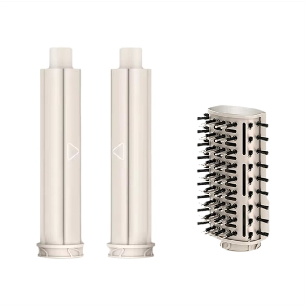 Auto-Wrap Hair Curling Barrels and Paddle Brush for FlexStyle Hair Dryers Attachment for Straight Wavy Curly