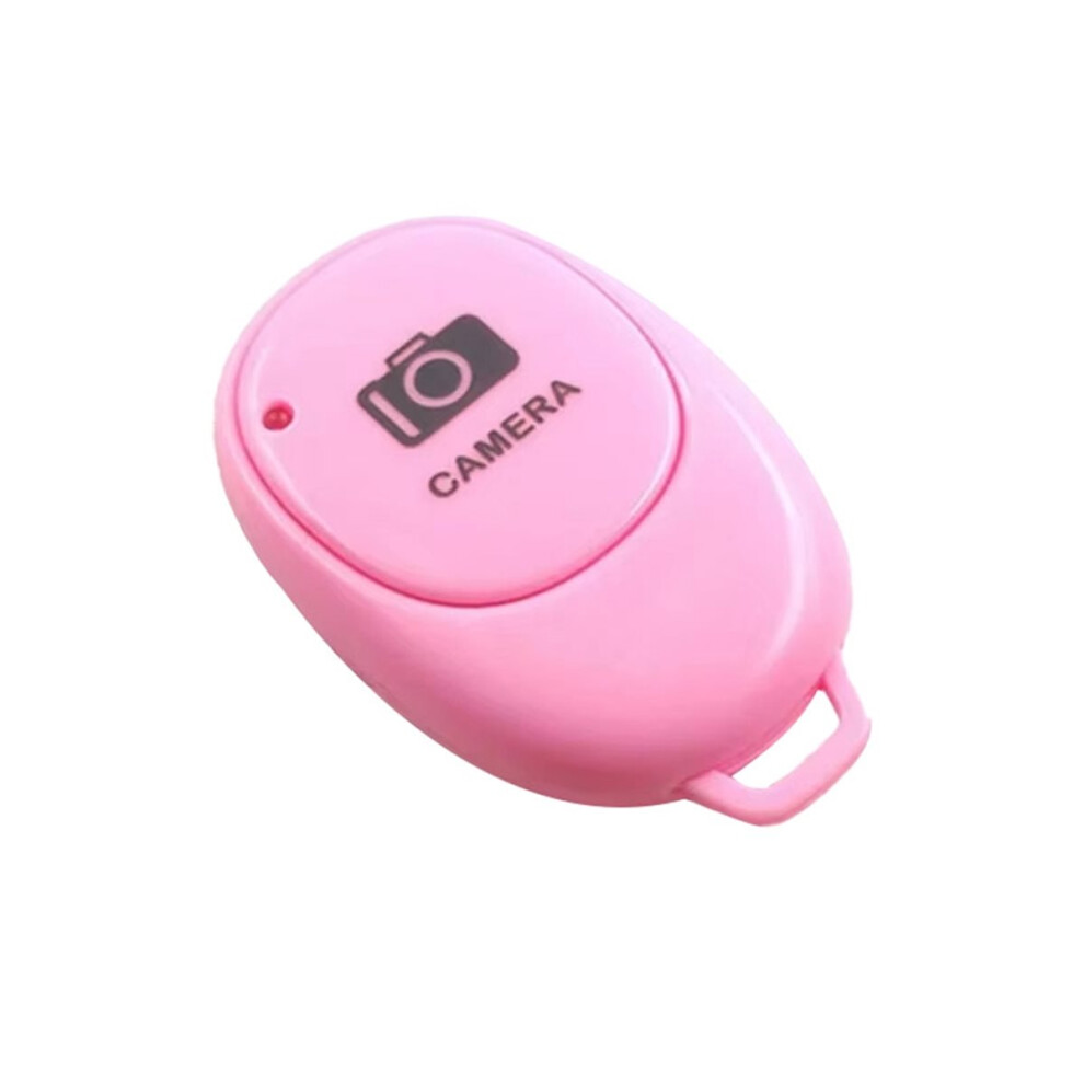 Wireless Camera Shutter Remote Control Selfie Clicker For Android & Ios Phones Selfie Accessory For Photos Videos Pink 4852687946968