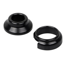 Juego de espaciadores de rueda con cubierta de sensor ABS negro para Touring Street Glide 08-23