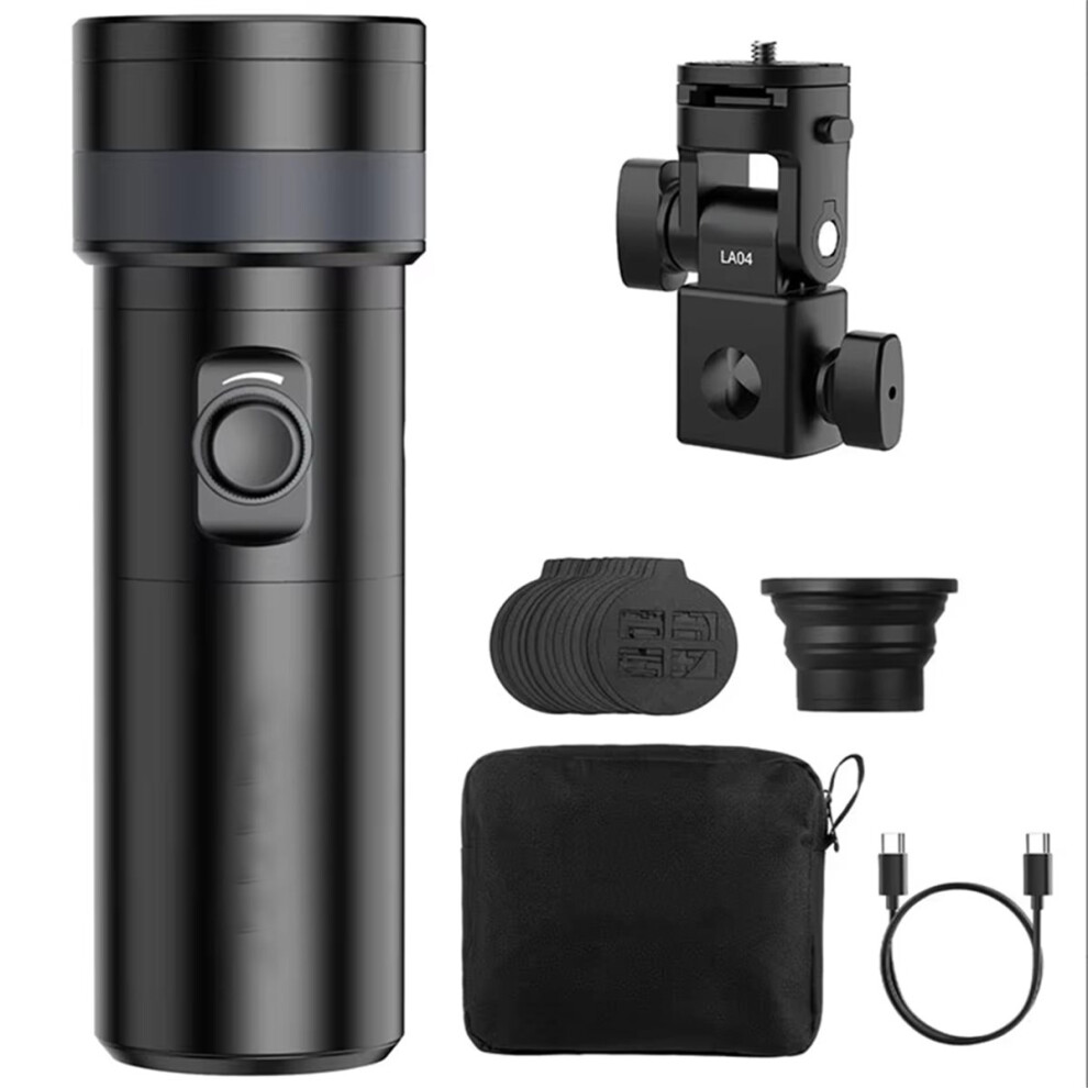 Lm01 Rgb Led Flash With La04 Stand Adapter Bracket Ambient With 20 Filters Projection Ing Light 4852687940553