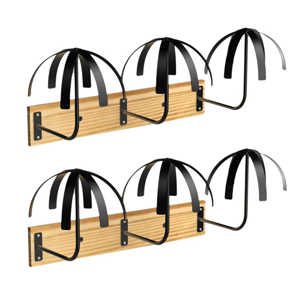 Unisex Hanging Wig Stand For Multiple Wigs, Wall Mounted Wig Hanger Holder, Wig Storage Organizer Rack 2Pcs