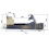 Bärbar gitarrtonkalibrator för proffs Professionellt gitarrtillbehör Tillbehör till elgitarr 6