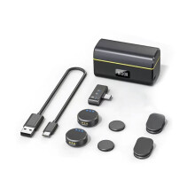 Wireless Microphone Mic for X5/GO Ultra Action Camera Magnetic Clip-on Design Camera Accessories