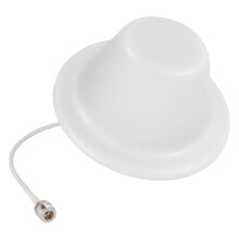 Antena de teto omnidirecional para ambientes internos - 3G/4G/GSM/LTE de alto desempenho e banda larga com conector N fêmea