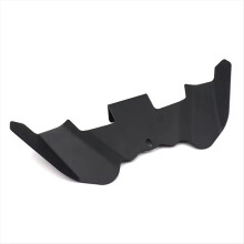 Kit de spoiler dianteiro para motocicleta MT07 2025, acessórios, aerodinâmico, com aletas para controle de downforce.