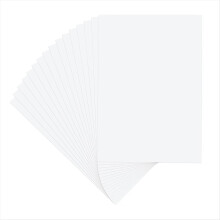 16 Pcs Shrink Plastic Sheets (7.9x5.7 Inch) - Shrink Papers for Kids DIY Crafts, Keychains, Phone Charms, Gift Tags