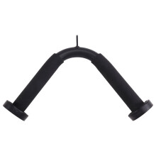Ergonomische Trizeps-Zugstange mit V-förmigem Kabelaufsatz und rutschfestem Gummigriff