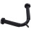 Ergonomic Triceps Rope Pull Down Bar, V Bar Cable Attachment, with Non-Slip Rubber Grip 2