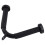 Ergonomic Triceps Rope Pull Down Bar, V Bar Cable Attachment, with Non-Slip Rubber Grip 3