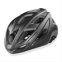 Voksen Cykelhjelm Light - Cykelhjelm til mænd og kvinder Cykelhjelm til voksne og unge Mountainbiker Road Biker Pasform 58-61 cm Sort