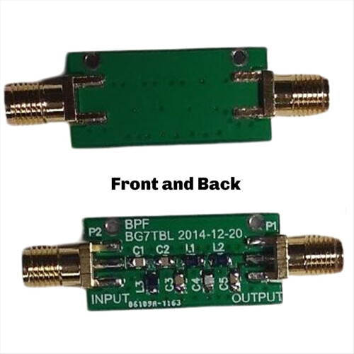 Bandpassfilter (BPF) mit 10 MHz Mittenfrequenz, Mittenfrequenz 88–108 MHz, geringe Einfügungsdämpfung 1