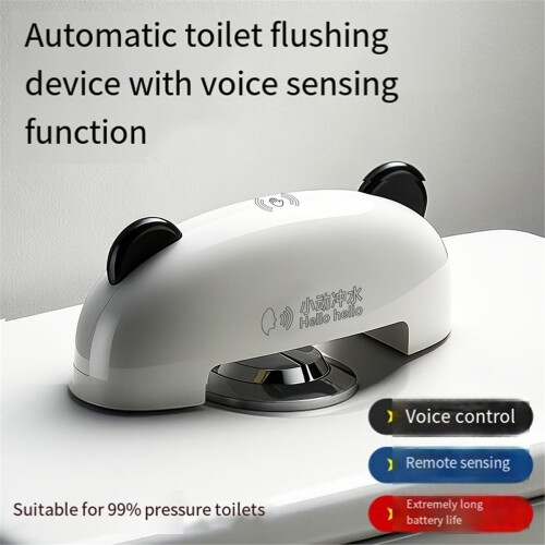 Automatisk toiletskylknap Induktions toiletskyl Ekstern infrarød skyl Smart Home Smart toiletskylsensor 1