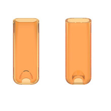 Protective Case for Headphone(1) Headband Transparent PC Transparent Orange