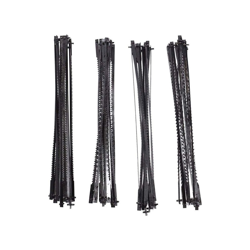 12Pcs 5 Inch Pinned Scroll Saw Blades Tpi 10/15/18/24 Tools Accessories For Woodworking Diyers 4851222377731