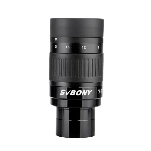 Ocular Zoom SV135, Zoom de 7 a 21 mm, Ângulo de Visão de 40-57, 1,25 Polegadas, para Telescópios Astronômicos e Oculares.