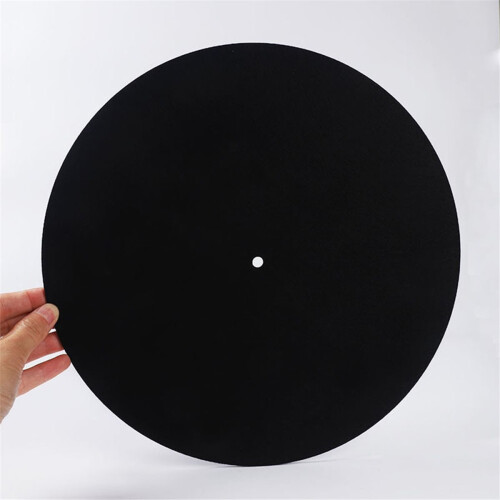 Conjunto de 10 tapetes antiestáticos para toca-discos de vinil de 10 polegadas, com redução de ruído para melhor qualidade de som. 1