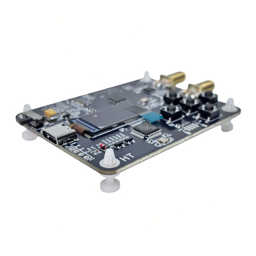 HT008B MAX2871 Gerador de Sinal de Saída Dupla 50MHz-6400MHz com Tela OLED de 0,96 polegadas 2