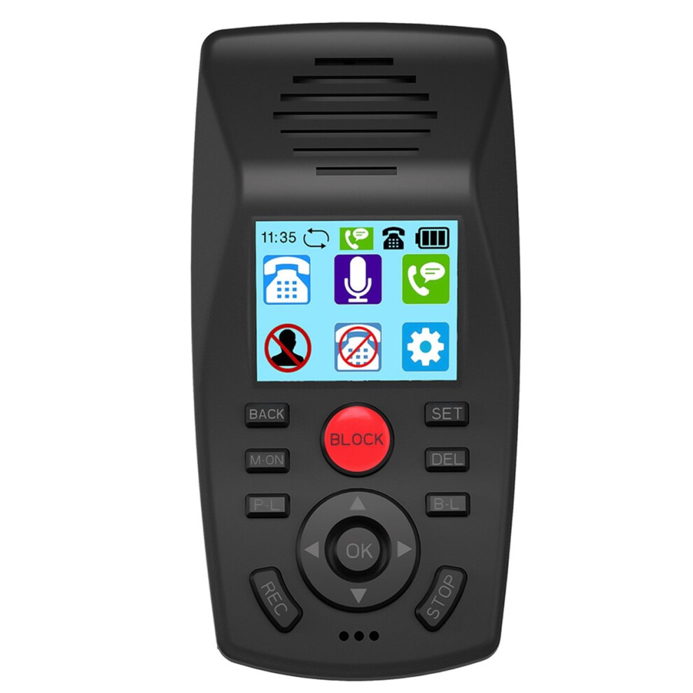 Mic Record Analog Digital Phone Recording Box With Lcd Display Voice Message & Remote Voicemail Playback 4851222339692