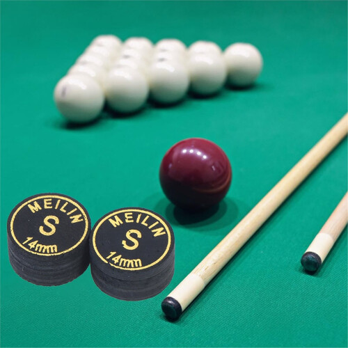 2 embouts de queue de billard en cuir de dureté variable, forme radiale, accessoires pour embouts de queue S 2