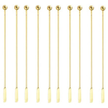 10 Pcs Coffee Beverage Stir Sticks Cocktail Stirrers Drink Swizzle Stick 7.4inch Swizzle Stick Picks Tools