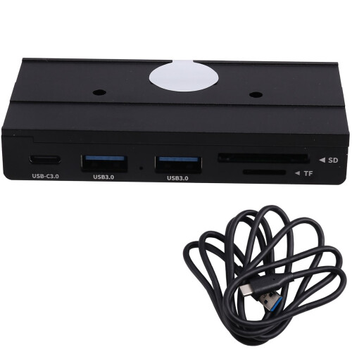 10 Gbps USB Hub Magnetisk Bordskinne Splitter Adapter til PC Laptop Tilbehør 2