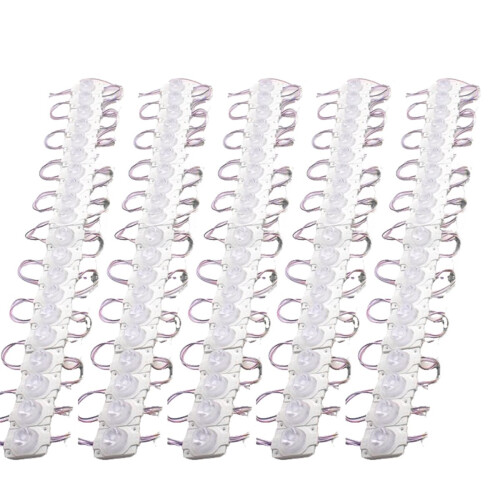 100PCS 12V 3030 1.5W LED Module String with Lens for Advertising Sign Backlight