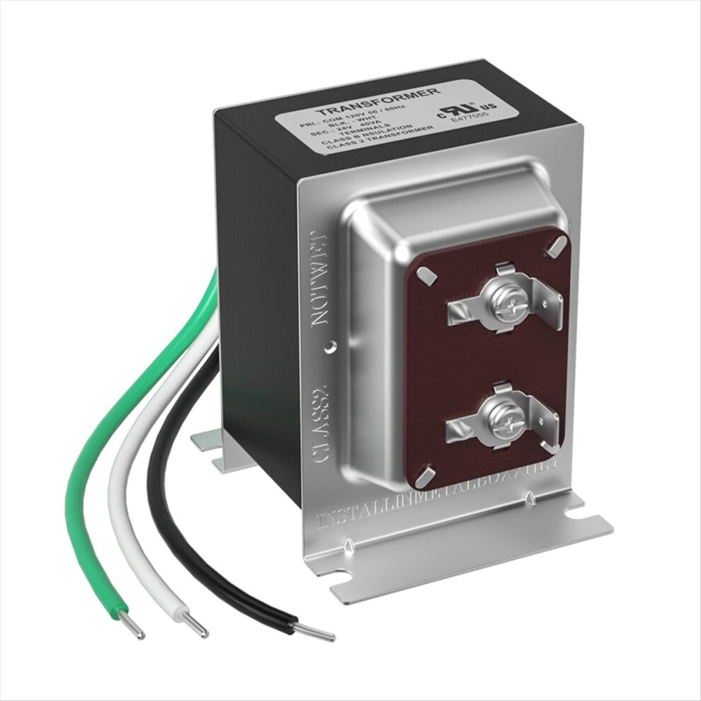 Doorbell Transformer 24V 40Va For Ring Video Doorbells, Hardwired Door Chime Power Supply 4851222383060