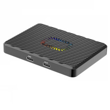 Dual Bay M.2 NVME SSD-kabinet RGB USB3.2 10 Gbps PCIe NVME Dockingstation M.2 Solid State-harddiskboksadapter til pc