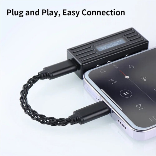 USB C Amp Type-C til Type-C opgraderingskabeladapter Lydadapterkabel Plug and Play 2