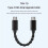 USB C Amp Type-C til Type-C opgraderingskabeladapter Lydadapterkabel Plug and Play 5