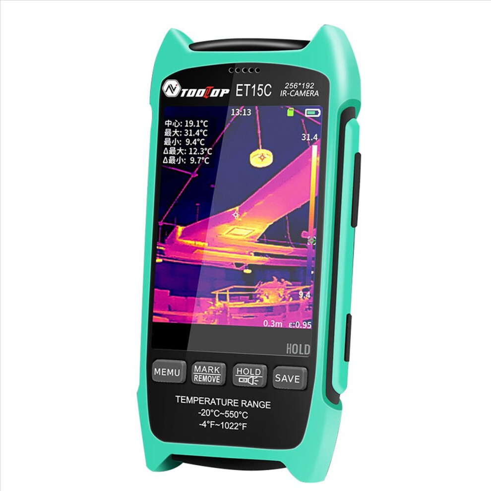 Tooltop Et15c 3.5Inch Thermal Imager 256X192 Portable Imaging Camera -20-+550 Automotive & Circuit Repair Tool 4851222385941