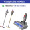 Βούρτσα για Dyson V12 Detect Slim V10 Ψηφιακή ηλεκτρική σκούπα Αξεσουάρ δαπέδου με φώτα LED 3