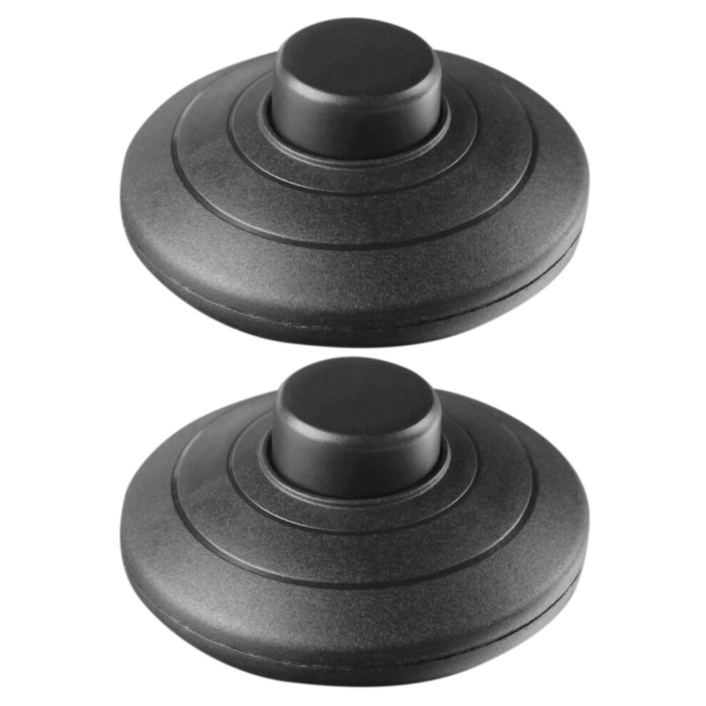 2Pcs Black In-Line Lamp Foot Switch Push Power Pedal Light Footswitch 4852088528138