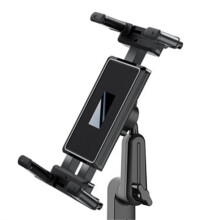 Universell bilkoppholder nettbrettholder med langt ledd for universell bruk, med foliestemplet klemme
