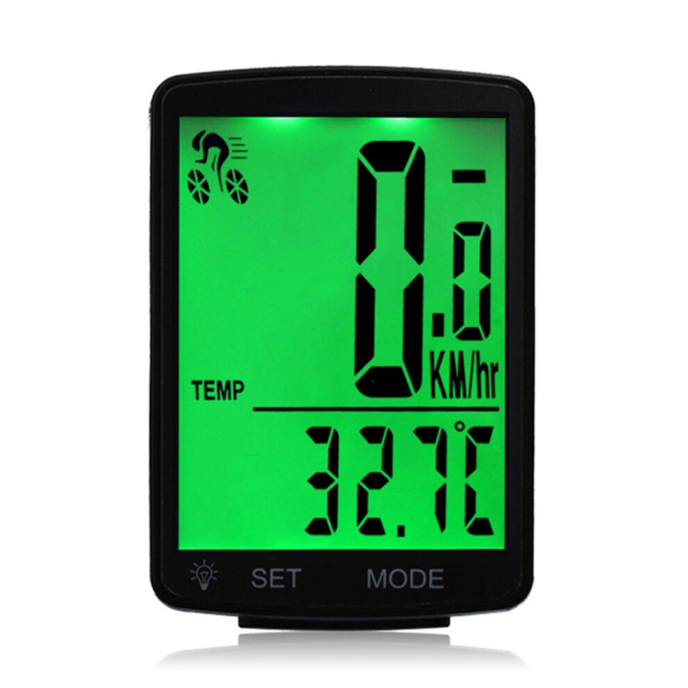 Bike Computer With Backlight Speedometer Multifunctional Cycling Display For Day And Night Use Measures Speed Distance 4851222350062