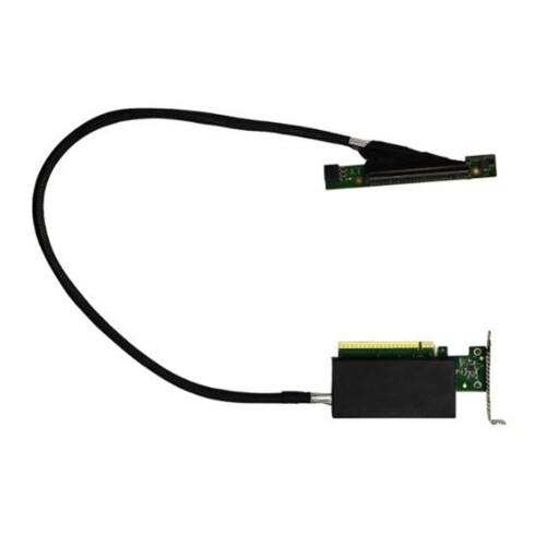 Pcle5.0 GPU Graphics Card Server Cable Pcle5.0 16X to 2 MCIO Server GEN5 Data Cable PCIE5.0 Adapter Backplane A 1