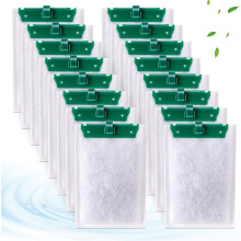 16 stk. mellomstore filterpatroner kompatible med Whisper Bio-Bag-filterpatroner i mellomstørrelse for 10i IQ10 PF10