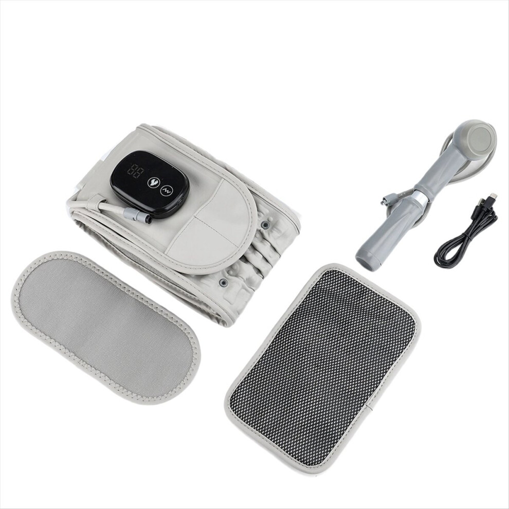 Red/Light Decompression Back Belt With Heating And Massage Back Reliever Inflatable Back Brace For Spinal Lumbar