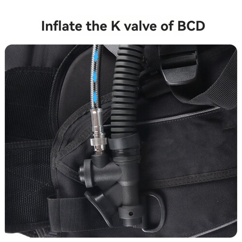 Dykking BCD-slange Dykkingsregulator BCD oppblåsbart rør Sidehengende tørketrommel Oppblåsbart rør 1