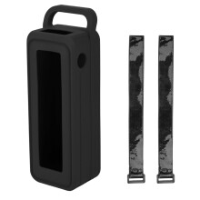 Silikoneetui til Prime Power Bank 27.650mAh 250W bærbart beskyttelsesetui med håndtag og burreløkke, sort