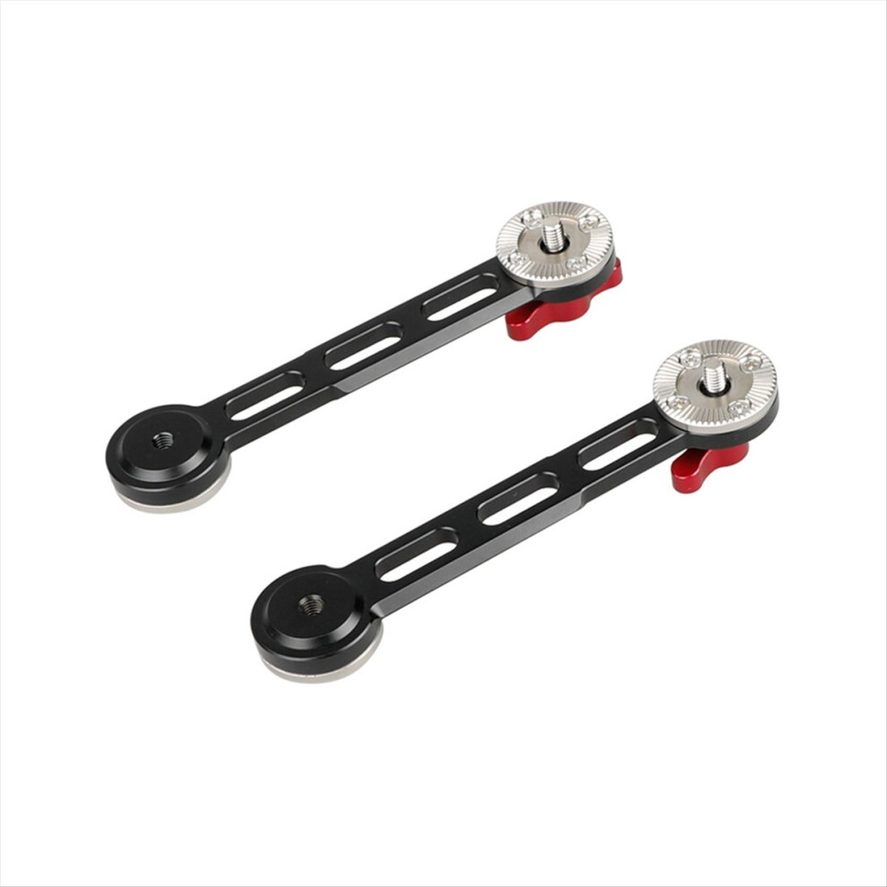 2Pcs Standard Rosette Extension Arm With Safety Rail For Dslr Camera Shoulder Mount Rig Support System New 4851222356064